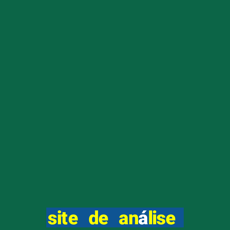 site de análise de jogos