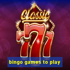 bingo games to play