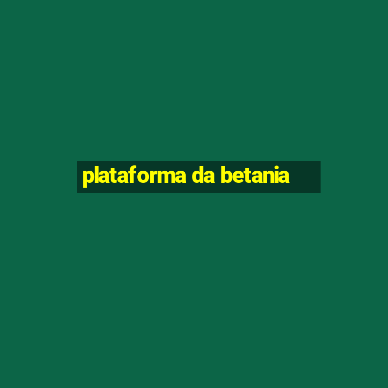 plataforma da betania