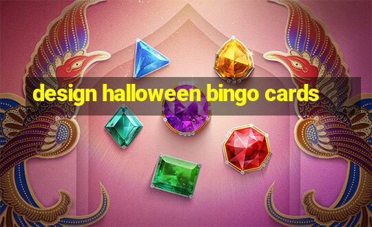 design halloween bingo cards