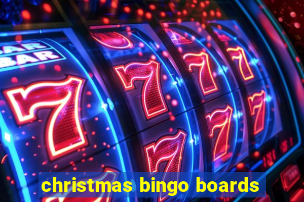 christmas bingo boards