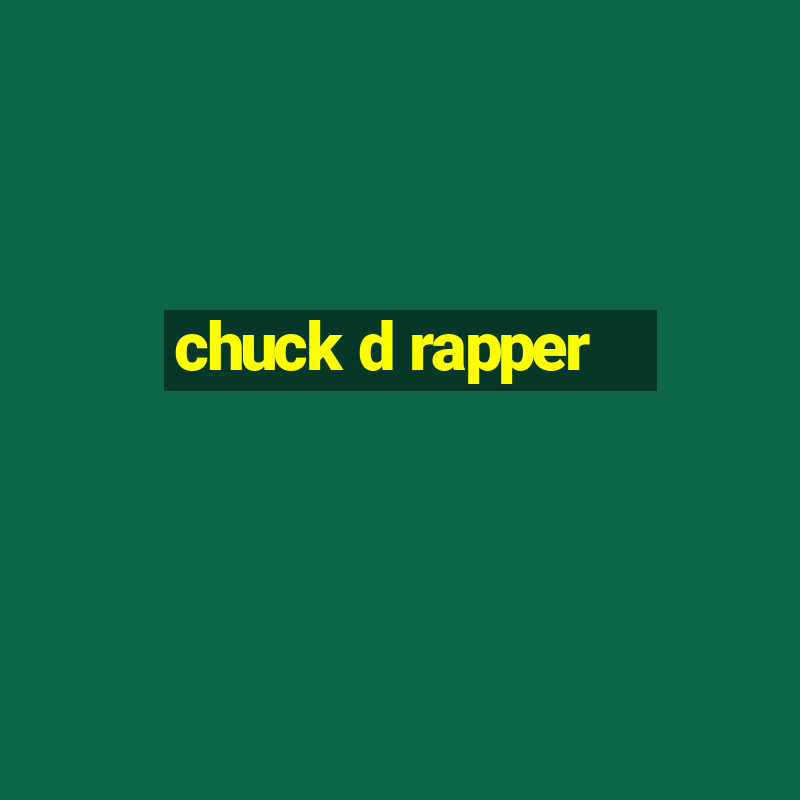 chuck d rapper