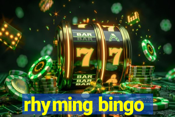 rhyming bingo