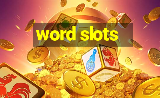 word slots