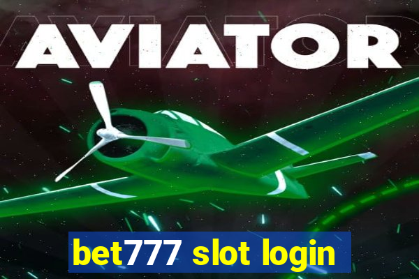 bet777 slot login