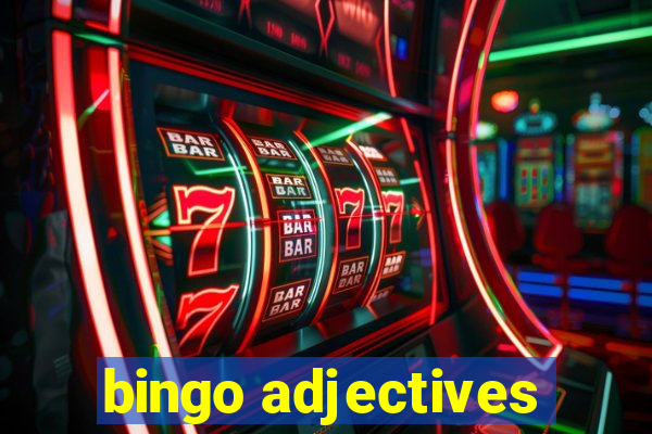 bingo adjectives