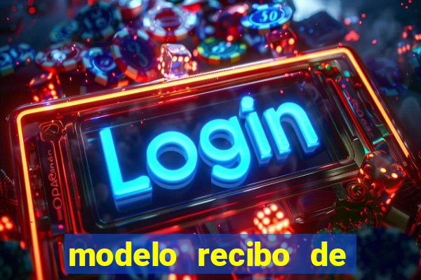 modelo recibo de pagamento autonomo