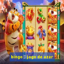 bingo 茅 jogo de azar