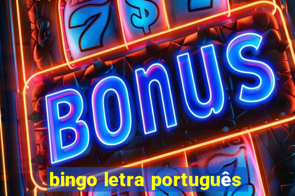 bingo letra português