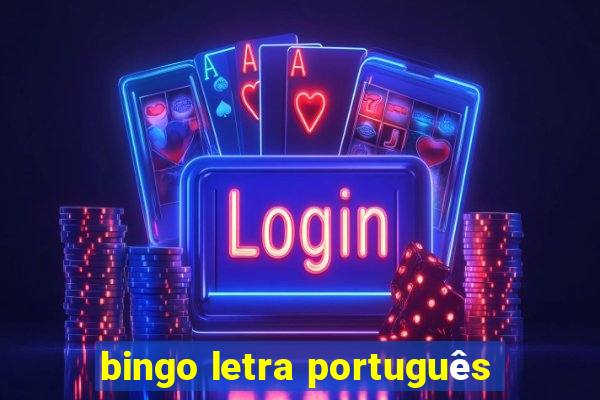 bingo letra português