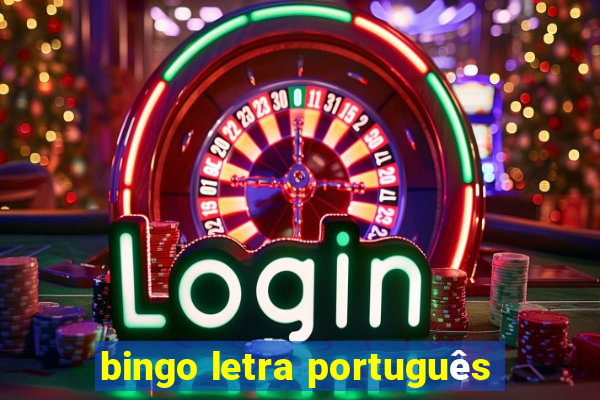 bingo letra português