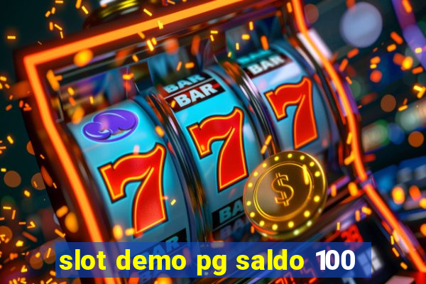 slot demo pg saldo 100