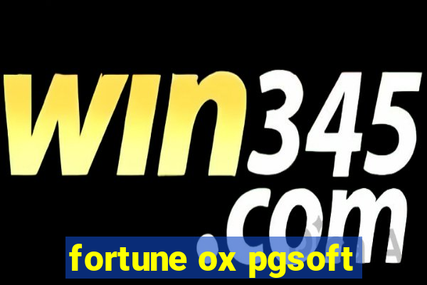 fortune ox pgsoft