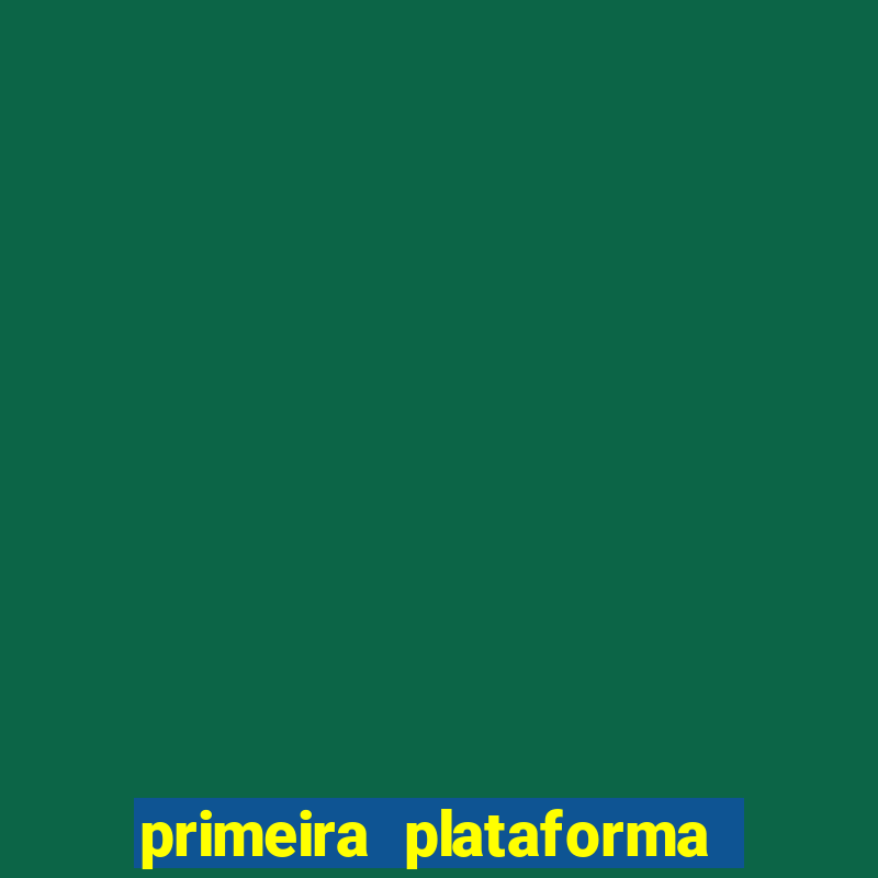 primeira plataforma de jogos