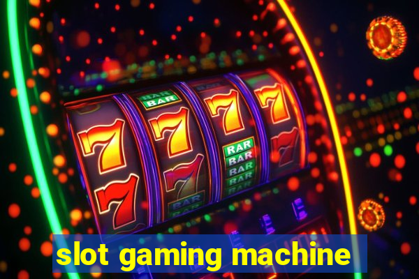 slot gaming machine