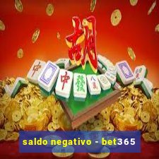 saldo negativo - bet365