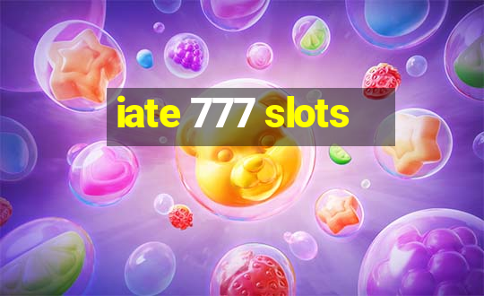 iate 777 slots