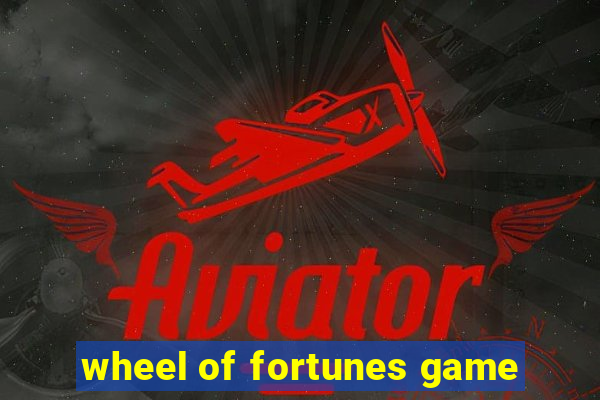 wheel of fortunes game