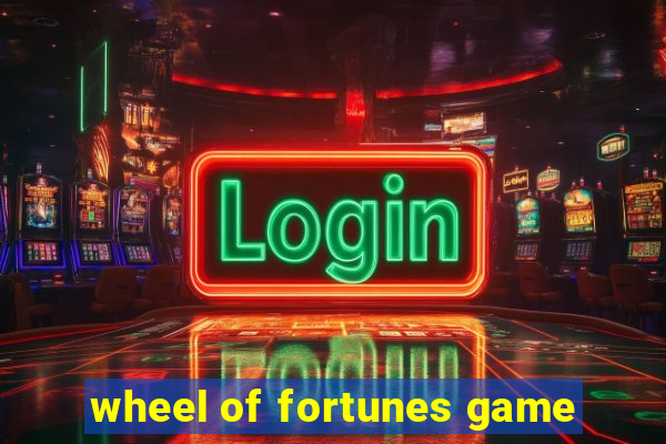 wheel of fortunes game