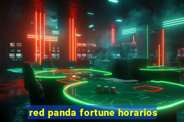 red panda fortune horarios