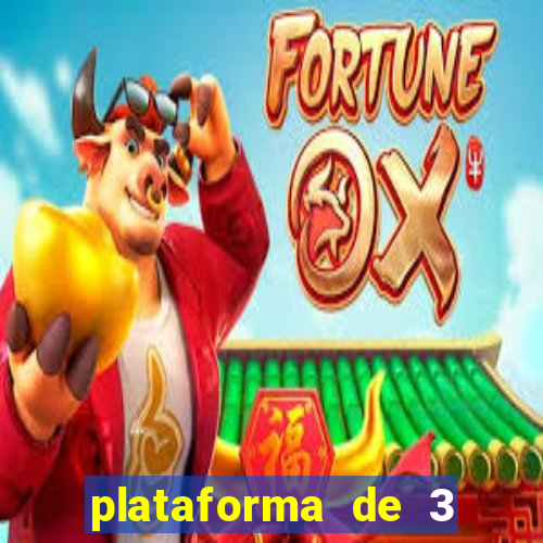 plataforma de 3 reais slots