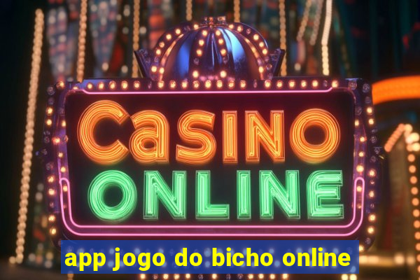 app jogo do bicho online