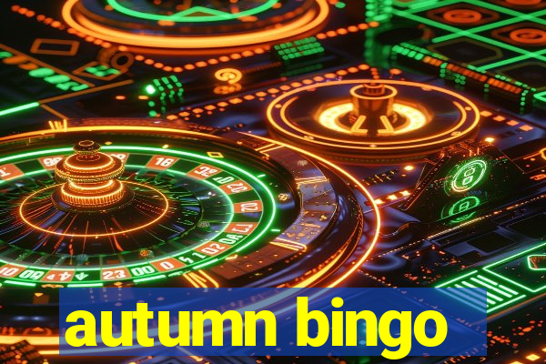 autumn bingo