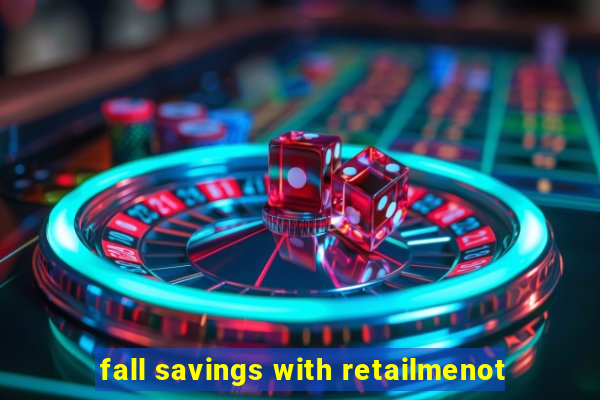 fall savings with retailmenot