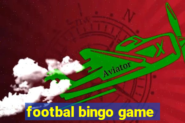 footbal bingo game