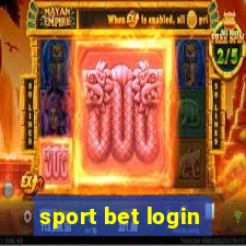 sport bet login