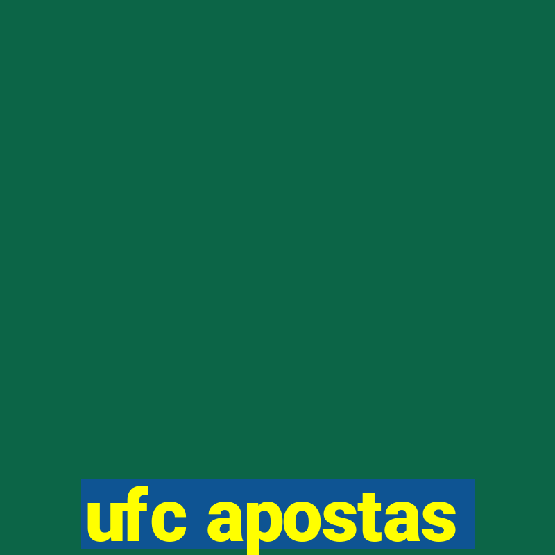 ufc apostas