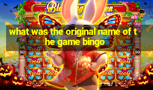 what was the original name of the game bingo