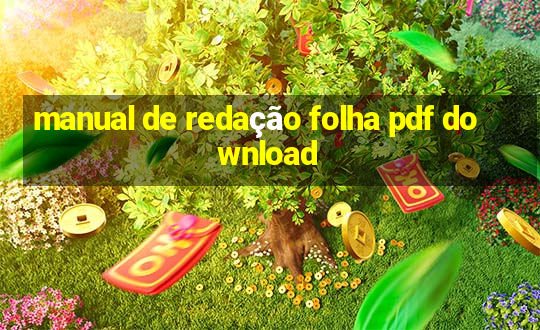 manual de redação folha pdf download