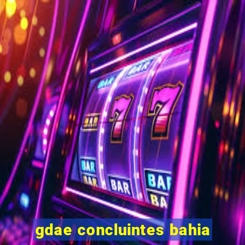 gdae concluintes bahia