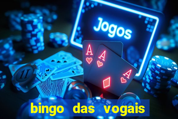 bingo das vogais colorido para imprimir