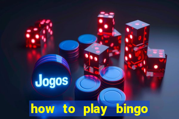 how to play bingo for money