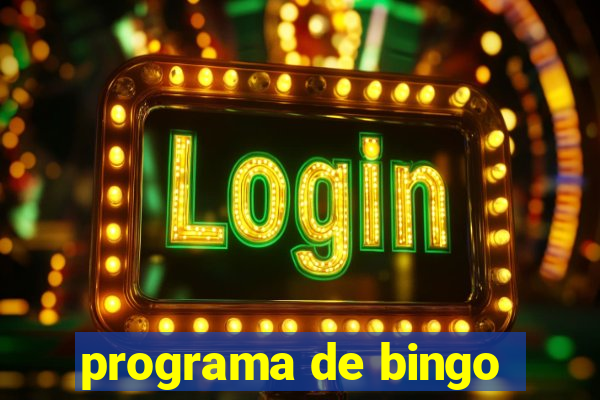 programa de bingo