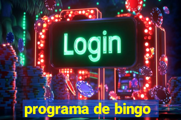 programa de bingo