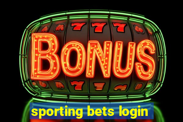 sporting bets login