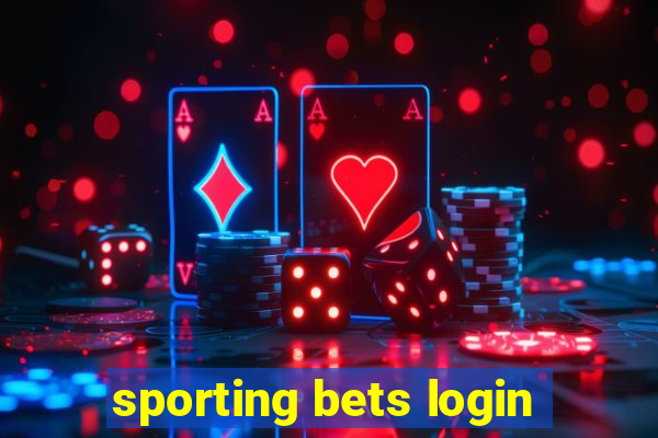 sporting bets login