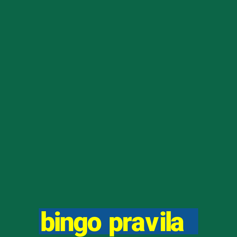 bingo pravila