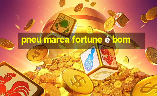 pneu marca fortune é bom