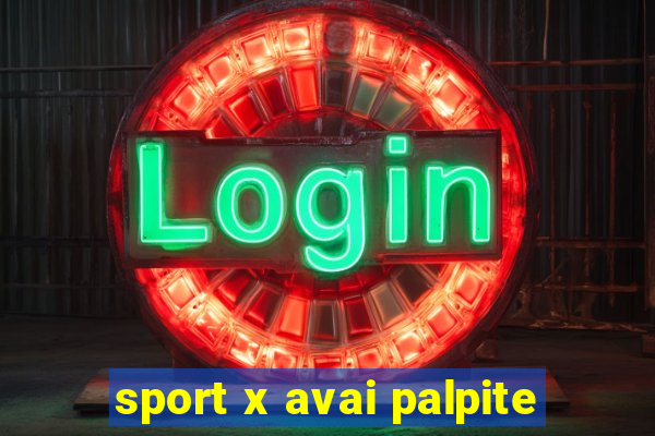 sport x avai palpite