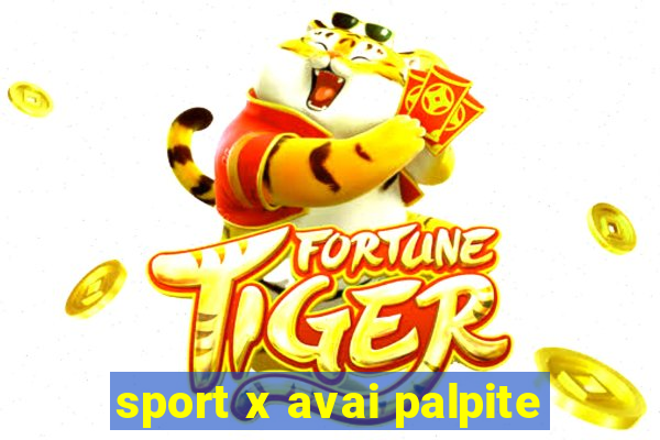 sport x avai palpite