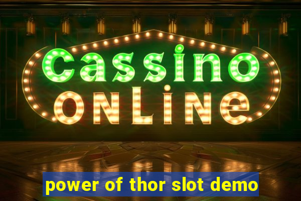 power of thor slot demo