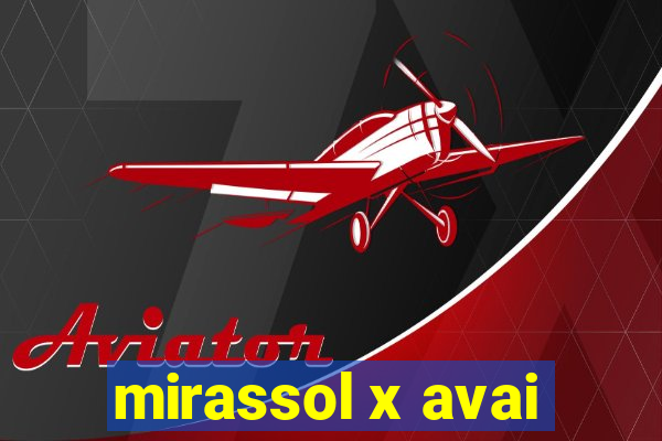 mirassol x avai