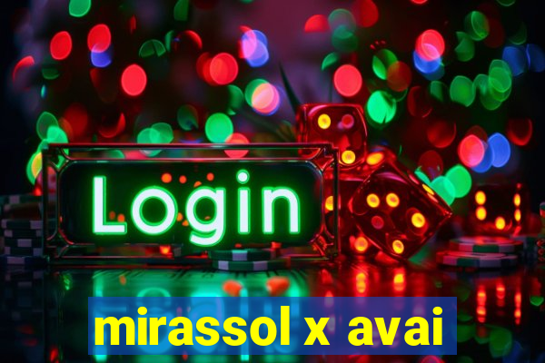 mirassol x avai