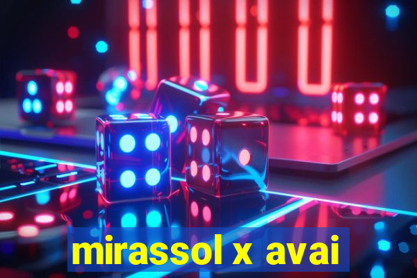 mirassol x avai