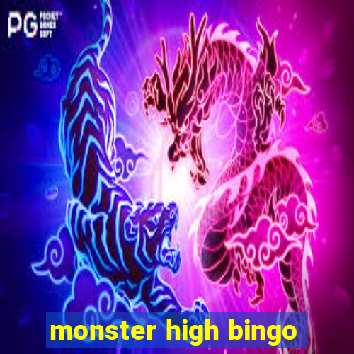 monster high bingo