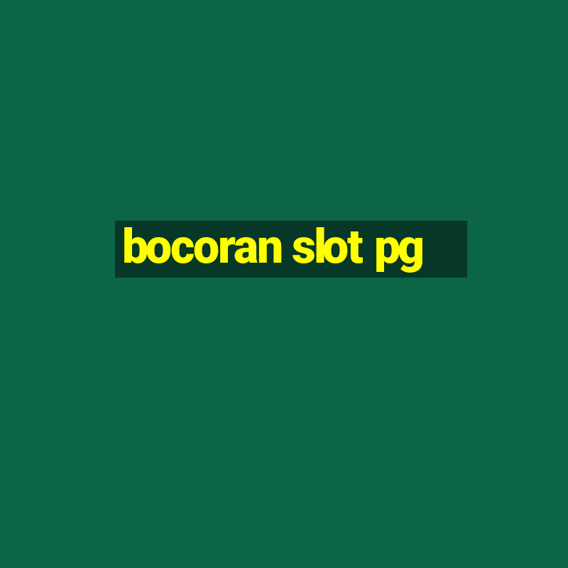 bocoran slot pg